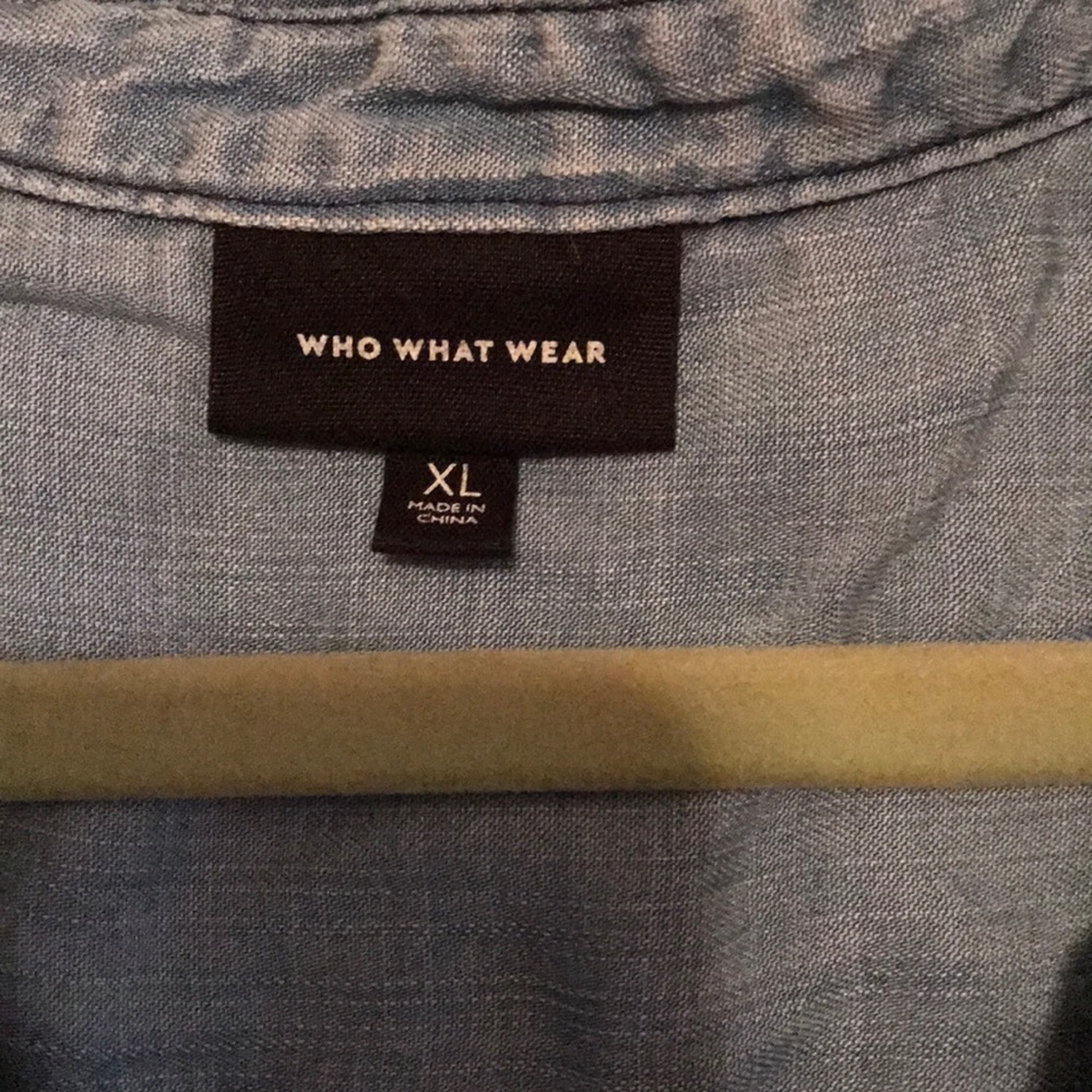 Denim Button Down Shirt - Picture 2 of 3